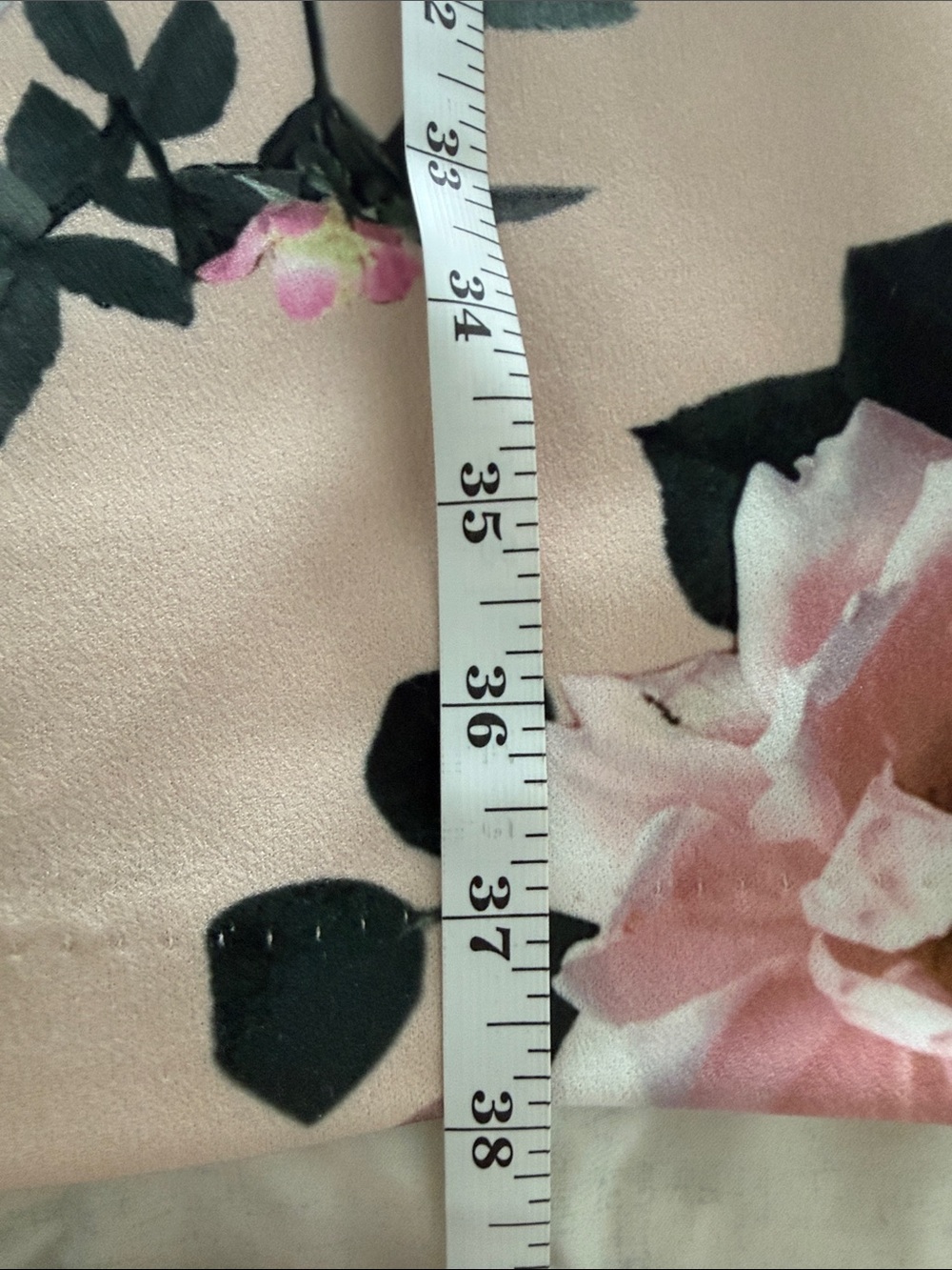 Calvin Klein Blush Floral Bell-Sleeve Midi Dress - Picture 8 of 9